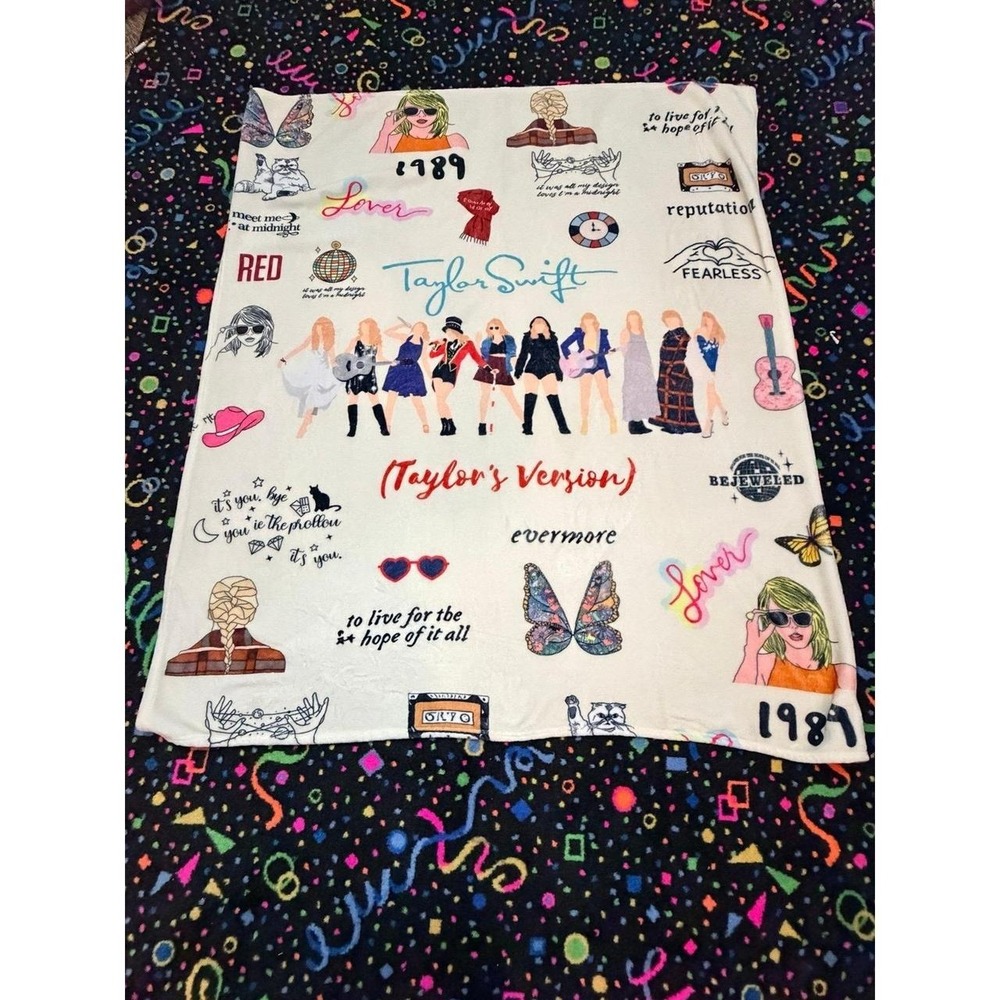 Taylor Swift Eras blanket